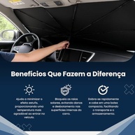 Painel Guarda-Sol UV para Para-brisa de Carro e Caminhonete: Proteção Térmica e Design Compacto - imagem 5