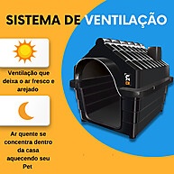 Casinha de Cachorro Grande: Conforto e Proteção UV - imagem 1