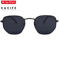 Óculos Hexagonal Preto: Estilo Retrô e UV400 - imagem 2