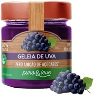 GELÉIA DE UVA SAUDÁVEL VEGANA ZERO AÇÚCAR 100% FRUTA PURO & LEVE - imagem 3