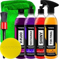 Kit Completo Vonixx: Restaurax, Shiny, Tok Final, V-Floc e Acessórios Karbox para Detalhamento Automotivo - imagem 2