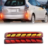 Kit Luz de Neblina LED Completa para Toyota Prius V e Scion TC 2014-16: Sequencial, Freio e DRL (Vermelho) - imagem 2