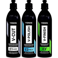 Kit Completo Vonixx V-Cut, V-Polish e V-Finish: Polimento Profissional 500ml - imagem 2