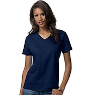 Baby Look 100% Algodão: Kit 4 Camisetas Gola V - imagem 1