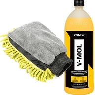 Kit Essencial para Detalhamento: Shampoo V-Mol 1,5L Vonixx + Luva Microfibra Karbox - imagem 1