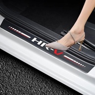 Protetores de Soleira de Porta HR-V (4 Peças) - Couro Fibra de Carbono Premium - imagem 2