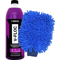 Kit V-Floc Shampoo Neutro 1,5L + Luva Microfibra: Limpeza Profissional para seu Veículo! - imagem 1