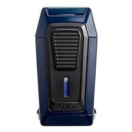 Colibri Isqueiro Quantum Triple Jet com Cortador de Charutos V-Cut com Mola Integrada para Calibre de Até 60+ Anéis, Resistente Ao Vento, Testado Em Altitude, Butano Recarregável(Azul-Marinho Meia-Noi - imagem 2