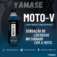 Kit Moto-V Shampoo Desengraxante Vonixx 500ml + Escova Corrente Detailer: Limpeza Profissional para Sua Moto! - imagem 3