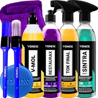Kit Completo Lavagem Automotiva Vonixx: Cera Carnaúba Tok Final, V-Mol e Restaurax Sintra Fast para Carro, Moto e Bike! - imagem 2