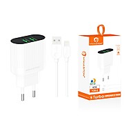 H'maston Y28-1: Carregador Turbo 2 USB com Cabo V8 - imagem 2
