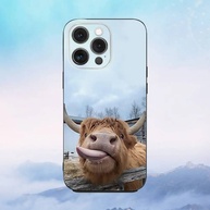 Capinha Vaca Highland Fofa para iPhone - imagem 3