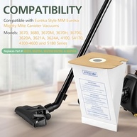 Pacote com 20 Sacos de Vácuo MM Compatíveis com Eureka Style MM e Mighty Mite - Alta Filtragem e Durabilidade - imagem 4
