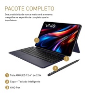 Tablet VAIO TL12 8GB 256GB Octa-Core, Tela AMOLED 12.6” 2.5K, com Teclado de Conexão Inteligente e Caneta Ativa, 5G WiFi, Câmera 13MP + Selfie 12MP, 10.090mAh, Android 15 – Preto - imagem 3