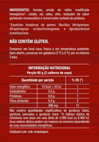 VAL Molho De Tomate Tradicional Val Sachê 1 7Kg - imagem 3