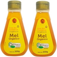 Kit 2 Mel Orgânico Fazenda Vale das Palmeiras Bisnaga 350g - imagem 1