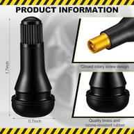 Kit 180 Hastes de Válvula TR413 para Pneus Sem Câmara - Segurança e Durabilidade para Seu Veículo - imagem 5