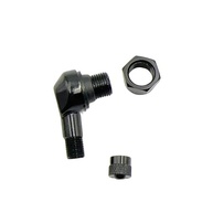 4 peças de hastes de válvula de pneu de motocicleta pretas de 90 graus com diâmetro de instalação de 10-11,3 mm Roda de aro sem câmara de ar compatível com Harley Davidson BMW Honda Kawasaki Suzuk - imagem 5