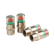 4 Tampas de Válvula Monitor de Pressão de Pneu Universal - Segurança Visual e Economia - imagem 2