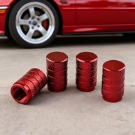 Pacote 12 Tampas Válvula Pneu Metal Serrilhado - Carro, Moto, Caminhão - Cores Variadas - imagem 2