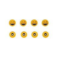 8 Tampas de Válvula Emoji Divertidas: Estilo e Proteção para Seu Carro! - imagem 2