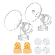 Proteção Mamária 19mm com Válvula e Membrana para Bombas Medela - Maymom - imagem 1