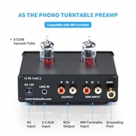 Fosi Audio Box X4: Pré-amplificador Phono Valvulado com Tubos JAN 5654W para Toca-Discos MM - imagem 5