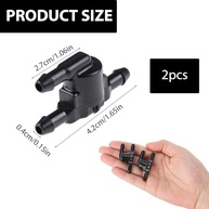 Kit 2 Válvulas Retenção 3 Vias Limpador Para-brisa - Conector Mangueira Y - imagem 3