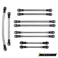 Kit de Links em Aço Inoxidável Vanquish Incision para SCX10-II 10 Peças - Durabilidade e Performance - imagem 1