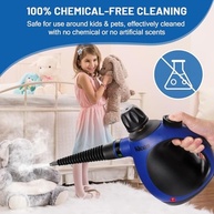 Klona Limpador a Vapor Portátil Multiuso: Limpeza Profunda com 10 Acessórios - imagem 5