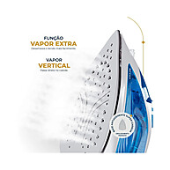 Ferro de Passar a Vapor Britânia BFV07: 210ml, Antiaderente e com 23 Saídas de Vapor - imagem 2