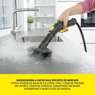 Limpadora a Vapor SC 4 Premium 220V - Limpeza Profunda sem Produtos Químicos - imagem 5