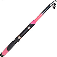 Vara Telescópica Rosa Summer 1,70m 20lbs – Leve e Fácil de Usar - imagem 1
