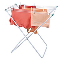 Varal de Chão em Alumínio 80cm – Dobrável e Retrátil para Apartamentos - imagem 1