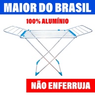 Varal de Chão Gigante: 174cm de Alumínio Antiferrugem - imagem 1