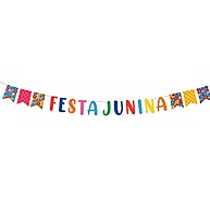Varal Letreiro Festa Junina – Decoração Pronta e Charmosa - imagem 1