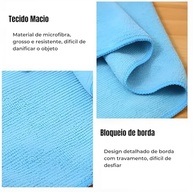 Kit 10 Panos de Microfibra Premium VARENZIA - Limpeza Doméstica e Automotiva com Alta Absorção - imagem 5