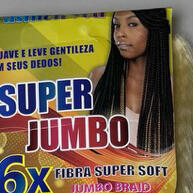 Kit 10 Pacotes Jumbo 400g para Trança – Cores Variadas - imagem 1