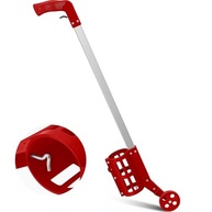 Varinha de Marcação Industrial com Rodas - Aplicador de Tinta Spray para Pintura de Precisão (Vermelho) - imagem 2