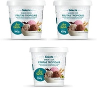 Kit 03 Base de Sabor Fabricação Sorvetes Geladinhos Galatos Vários Sabores (Frutas Tropicais) - imagem 1