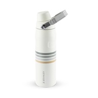 Garrafa Térmica Aerolight Fast Flow Varsity Cream Ash Stripes 710 ML - Leve, à Prova de Vazamento e com Isolamento Avançado - imagem 2