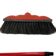 Vassoura Verona Comfort com Pelo Animal - Cabo Ergonômico para Limpeza Eficiente - imagem 1