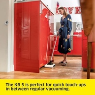 Kärcher Vassoura Elétrica KB 5 - Leve, Sem Fio e Potente para Tapetes e Pisos - imagem 4