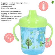 Copo Infantil Naroote com Desenho de Animal - 260ml Azul, à Prova de Vazamento, Sem BPA - imagem 3