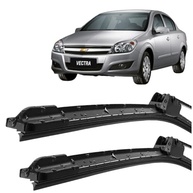 Par de Palhetas Limpador Para-Brisa Vectra 93-05 Silicone Tipo Gancho - Visão Clara e Segura! - imagem 2