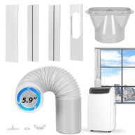 Kit de Ventilação para Ar Condicionado Portátil - Mangueira 15cm com Vedação Universal - imagem 2