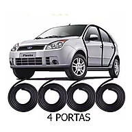 Vedação Fiesta Hatch: Kit Borrachas Portas (2002-2014) - imagem 1