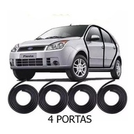 Vedação Fiesta Hatch: Kit Borrachas Portas (2008-2014) - imagem 1
