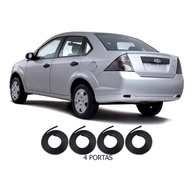Vedação Fiesta Sedan: Kit Borrachas Portas (2001-2014) - imagem 1
