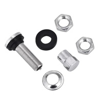 Kit 10 Hastes Válvula Pneu TR161 Curta Metal Cromado para Carro, Moto, ATV - Vedação Perfeita! - imagem 3
